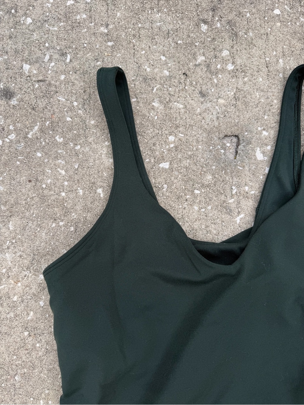 Lululemon Align Waist Length Tank Top in Rainforest Green